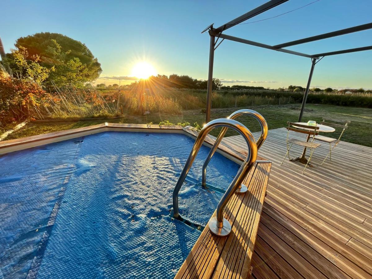 Myinsolite - Tiny-House, Jacuzzi, Brasero, Piscine Эг-Морт Экстерьер фото