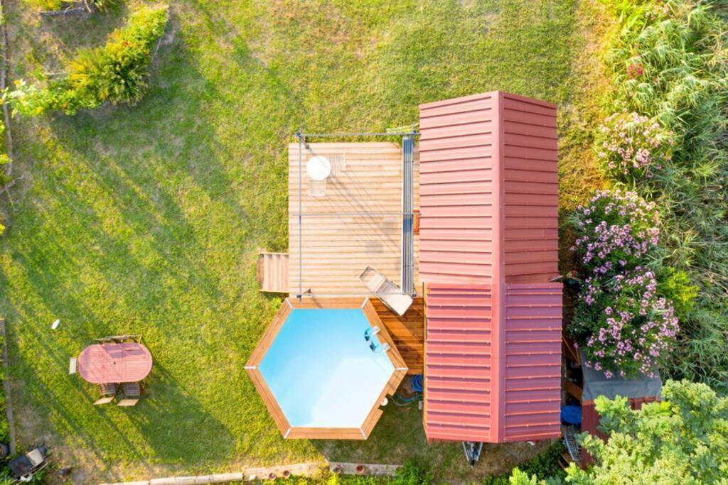 Myinsolite - Tiny-House, Jacuzzi, Brasero, Piscine Эг-Морт Экстерьер фото