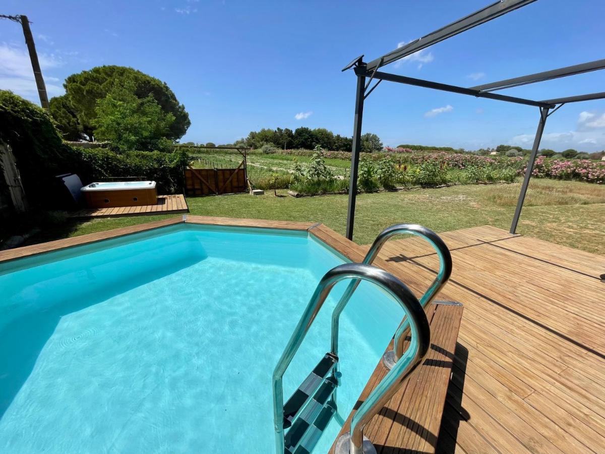 Myinsolite - Tiny-House, Jacuzzi, Brasero, Piscine Эг-Морт Экстерьер фото